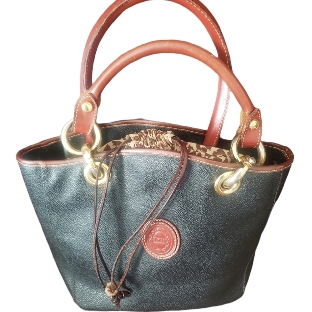 VINTAGE Leather Bucket Bag